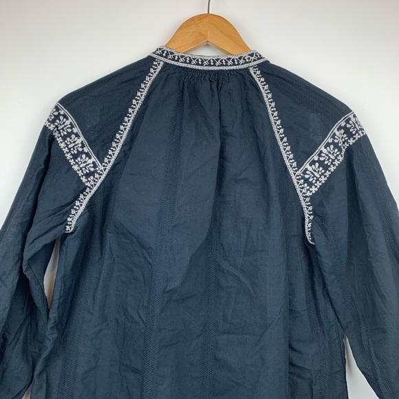 MADEWELL Camelia Embroidered Tassel Blouse S - Picture 6 of 7